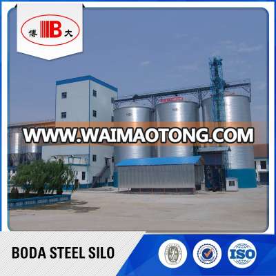 steel silo system for grain, seeds, sawdust, flour, feed