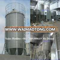 10t -1000t assembly / galvanized / corrugatd metal bulk feed steel silo for sale, storage steel silo, galvanized steel silo bins