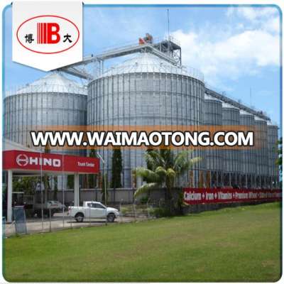 Bulk storage steel silos