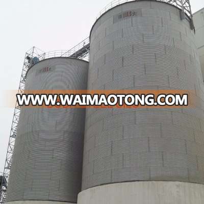 Grain storage steel silo with cement hopper bottom/Assembly storage silos